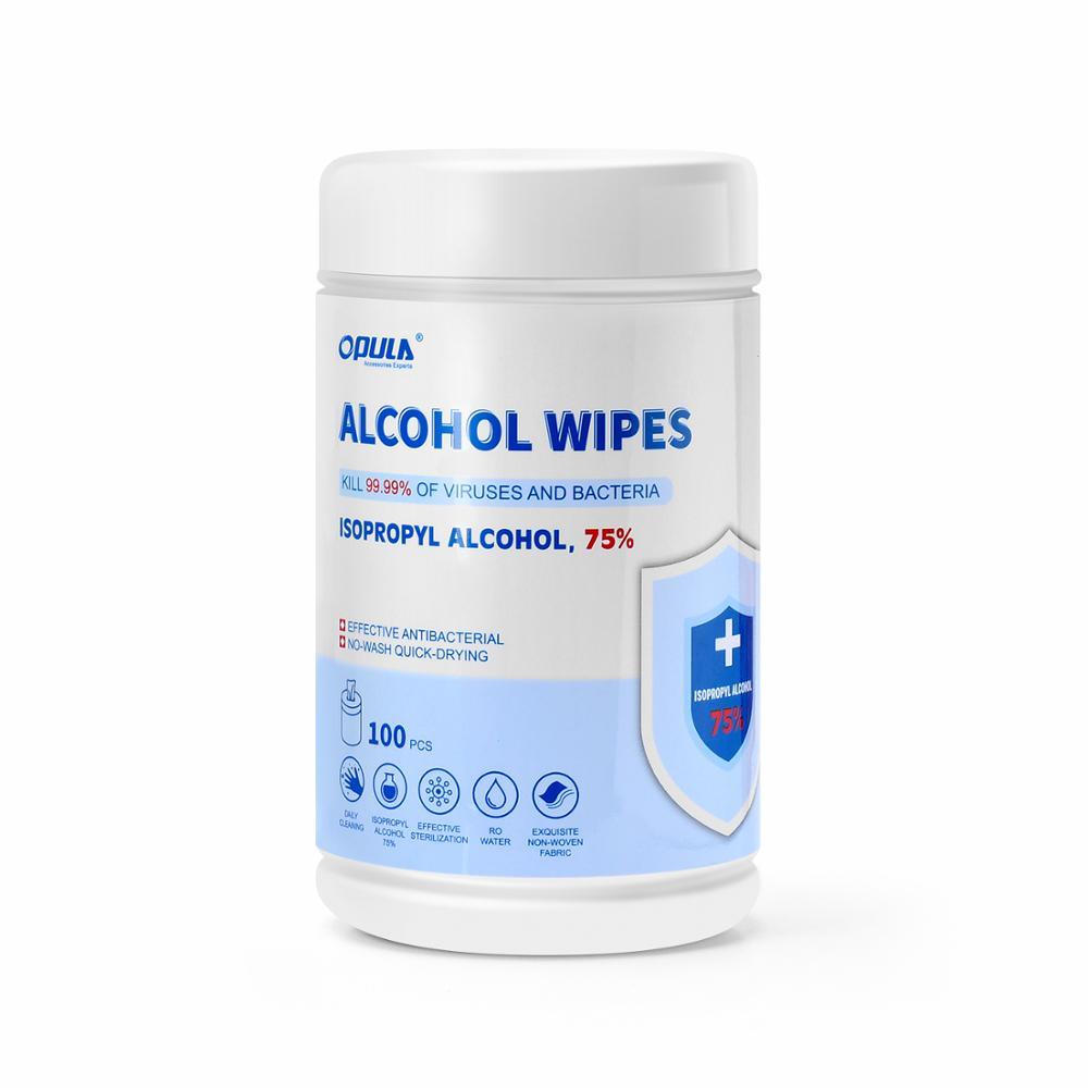 

100pcs barrel 75% alcohol wet wipes hand skin cleaning care sterilization wipes alcohol disinfecting ups/dhl kcl-2035