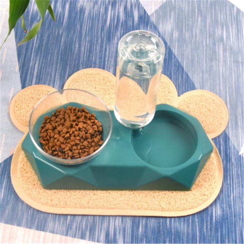 

Pet Dog Bowls Floating Not Wetting Mouth Cat Bowl No Spill Drinking Water Feeder Plastic Portable Dog Bowl Support