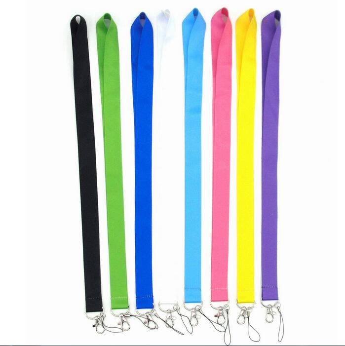 

Pure Color Keychains Lanyard Neck Key Strap for Phone Keys ID Card Lanyards