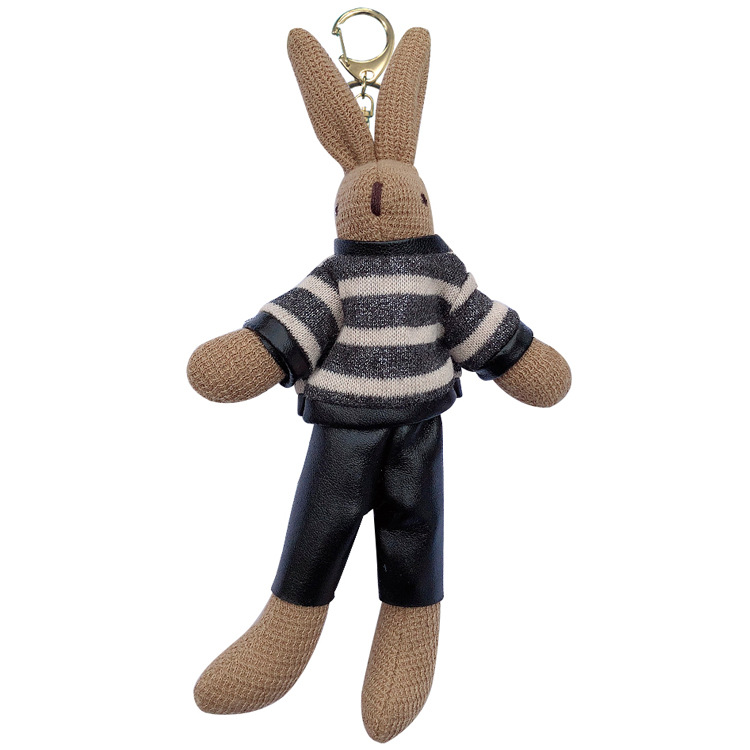 

Charming Fashion Keychain Key Ring Fashion Backpack Doll Cute Bag Pendant Key Chains, Silver