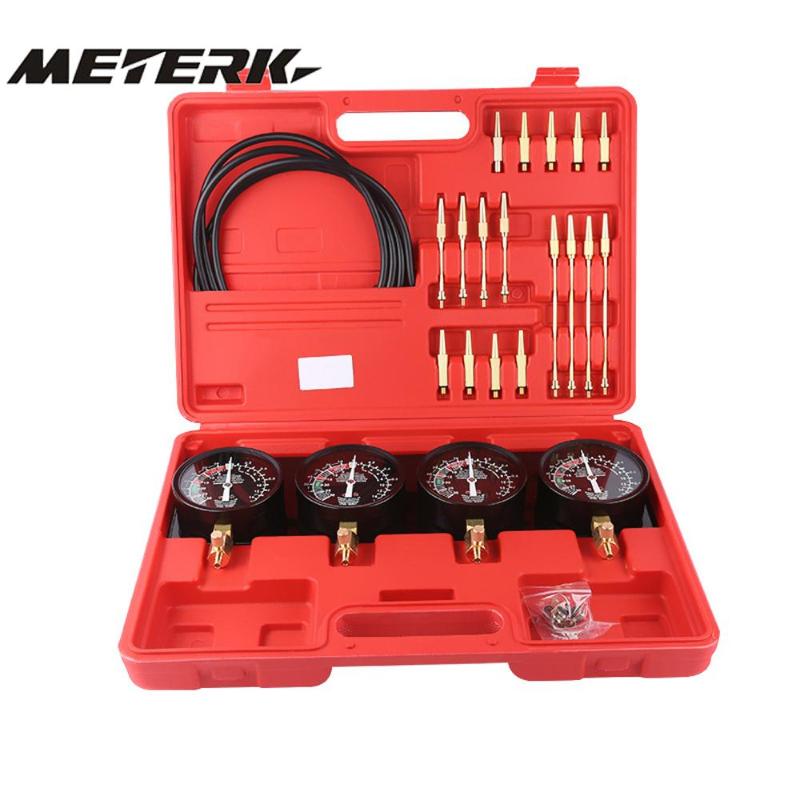 

Professional Portable Fuel Vacuum Carburetor Synchronizer Set 4 Gauges Tool Kit For Motorcycle Car Universal
