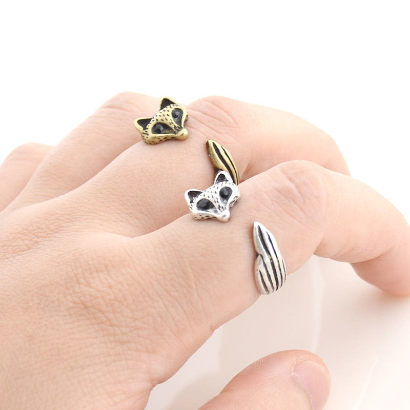 

Antique Adjustable Anel Love Ring Punk Brass Knuckle Animal Anillos Bague Femme Rings For Women Men Jewelry Gift For Friends