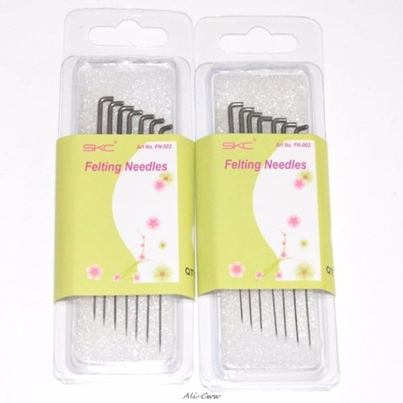 

HOT SELL Set Of 7pcs DIY Handmade Felting Needles Tool Size:Small/Middle