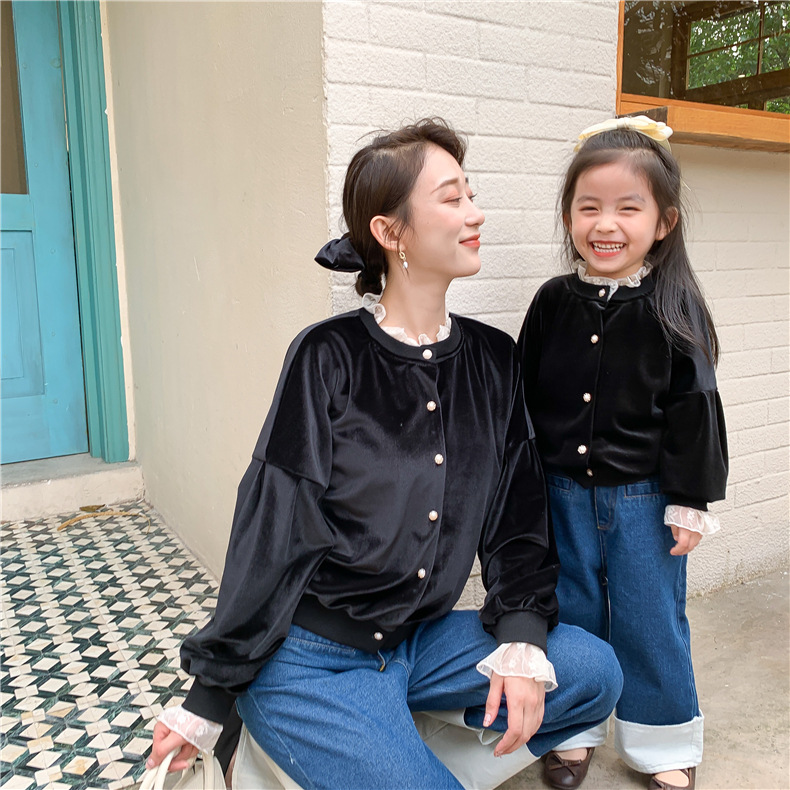 mom and baby matching jackets