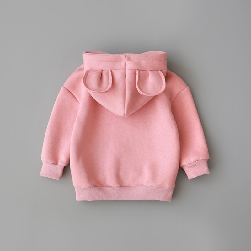 

2020 New Spring Autumn Baby Boys Girls Clothes Cotton Hooded Sweatshirt Children's Kids Casual Sportswear Infant Clothing, Lbjweiyigray