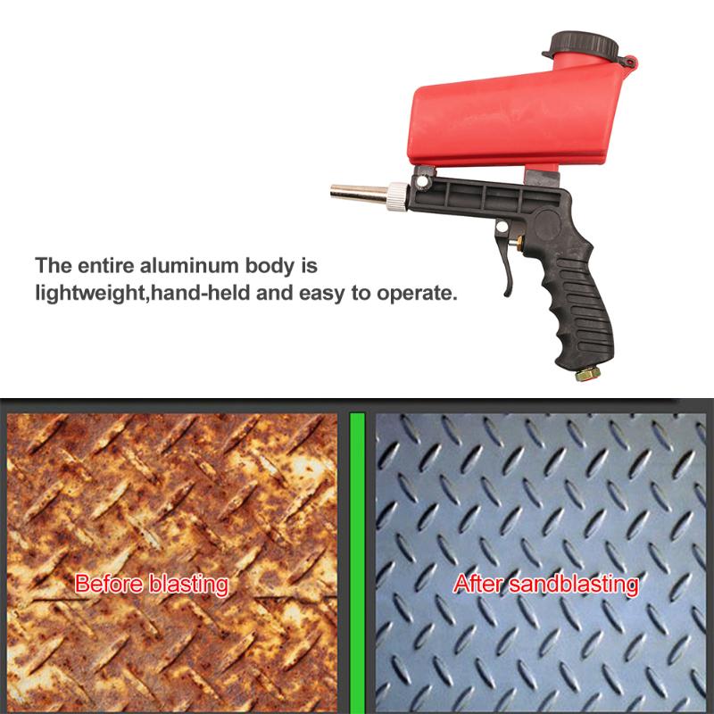 

Small Handheld Pneumatic Sand-blasting Gun Portable Rust Removing Sprayer