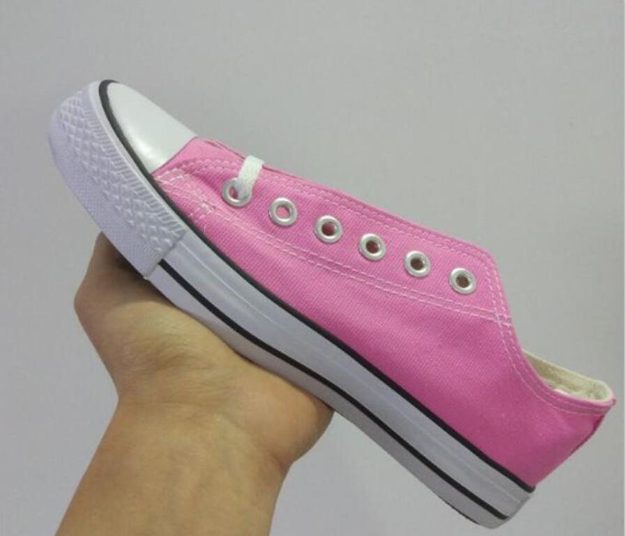 

Women's Men's Canvas Shoes 17 Colors Laced Up Casual Sneaker Shoes Size 35-45, Blue