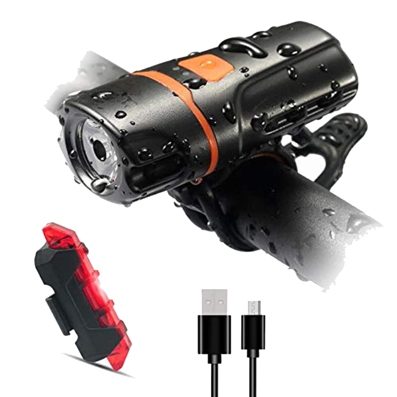 

Bicycle Light, Bicycle Headlights 450 Lumens, IPX6 Waterproof 6 Modes of Riding Light with USB Charging Taillights (I