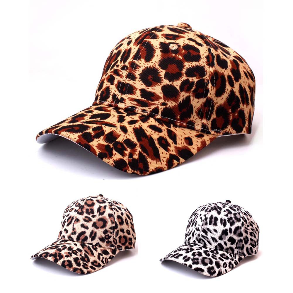 

Leopard Baseball Cap Men Women Cotton Hip Hop Caps New Fashion Lady Break Dance Hat Causal Adjustable Hats Visor for Lady, 02