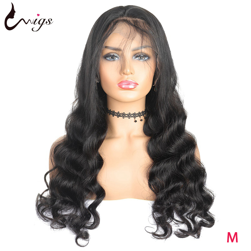 

UWIGS 13x4 Loose Wave Lace Front Human Hair Wigs Brazilian Loose Wave Wig Pre Plucked For Black Women Remy Hair Wigs, As pic