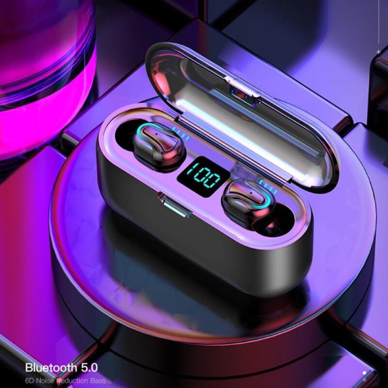 

Q32-1 TWS Wireless Bluetooth 5.0 In-Ear Earphone Earbuds with Digital Charge Box