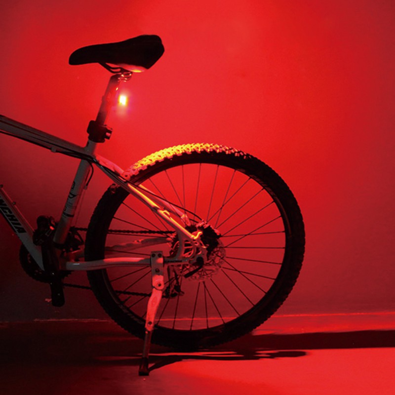 

IPX5 Waterproof Bicycle Tail Light Cycling Motorcycle Electric Bike LED Mountain Bike USB Charging Safety Warning Light Newest