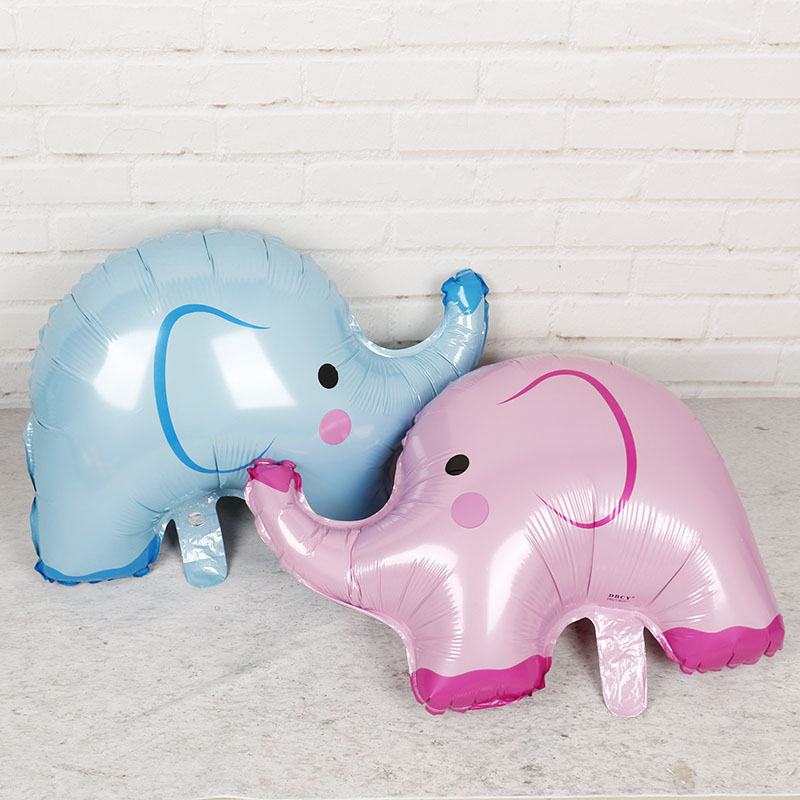 

1PC Cute Elephant animals Foil Balloons baby shower girl boy Helium Globos Happy Birthday Party Decorations kids toys ballons
