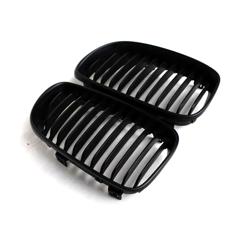 

Real Carbon Racing Grille Fits For 1 Series E82 E87 E88 ABS Single Slat Mesh Grilles 2008-2011