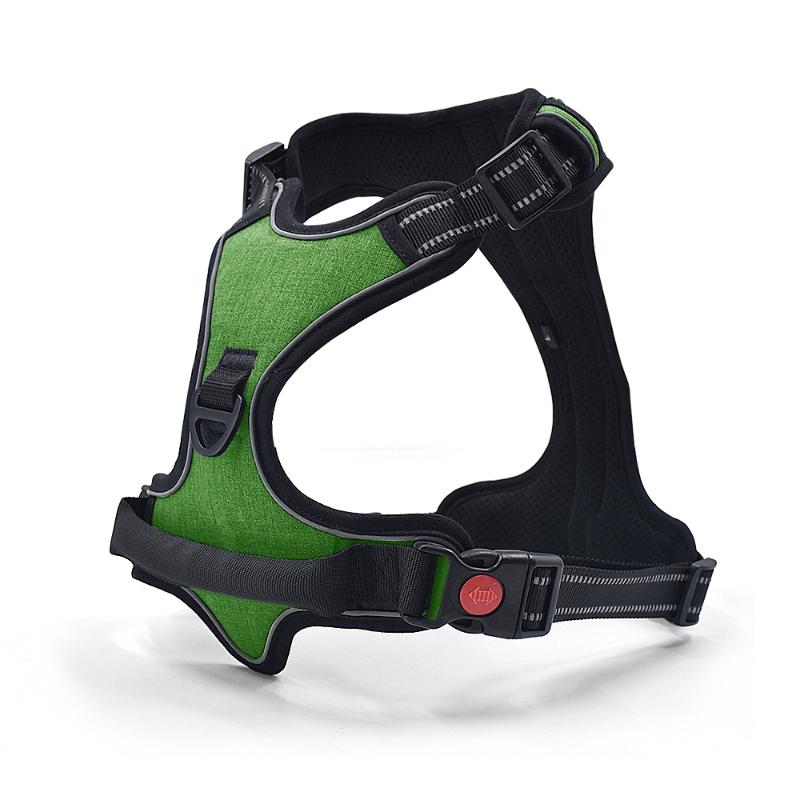 

Pet Adjustable Reflective Vest Dog Harness NO PULL Walking Breathable Dog Vest Harness for Small Medium Large Strap Leash