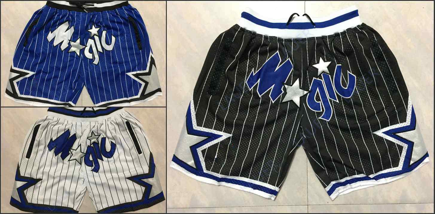

Orlando Magic Men Just Don Breathable Pocket Pants NBA Classic Basketball Shorts, Black