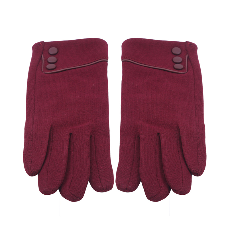 

Women Winter Warm Mittens Gloves Female Full Fingers Gloves Suede Stitching Wrist Women Clothing Accessories