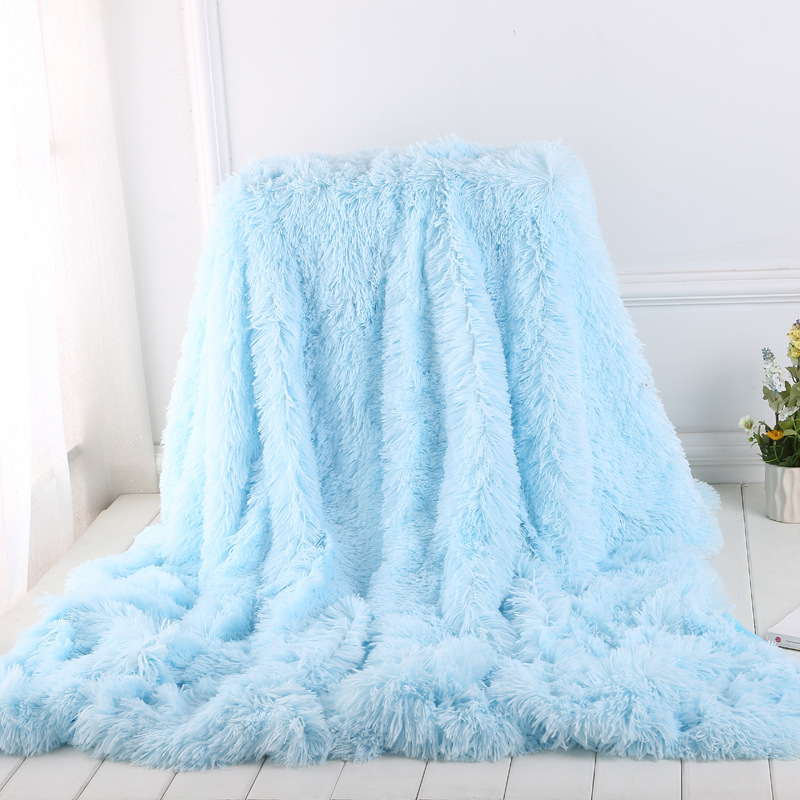 

Blankets Super Soft Fuzzy Fur Faux Elegant Cozy With Fluffy Throw Blanket Bed Sofa Bedspread Long Shaggy Warm Bedding Sheet Large