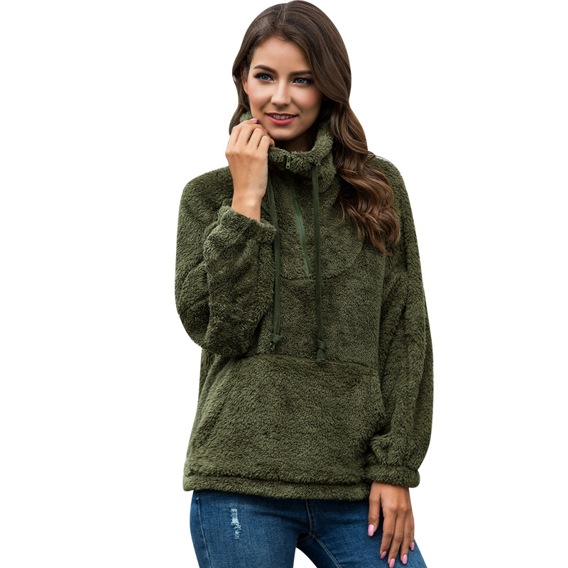 

Pocket Plush Shirts for Women T-Shirts Fitness Stretch Tops Zipper Gym Running Top Female Breathable Long Sleeve Women Clothing, Black