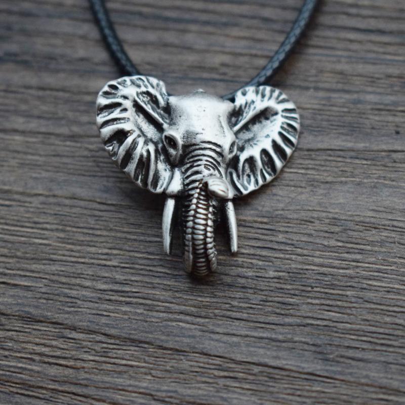 

SanLan Norse viking elephant pendant celtics elephant necklace