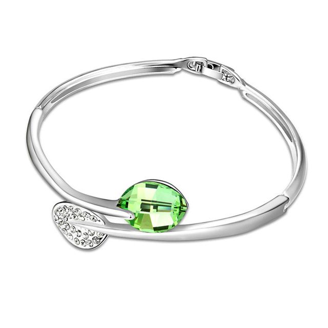 

Women's Fashion Crystals from Leaves Geometric Chain Bracelet Bohemian Vintage Jewelry Wholesale
