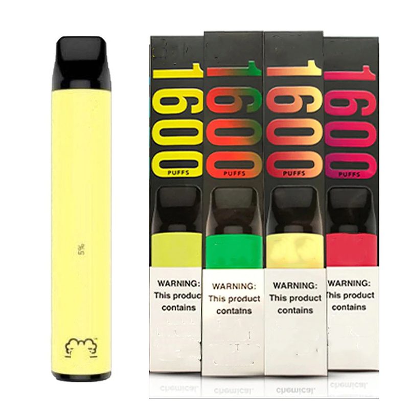 

Puff XXL Disposable Vape cigarette 1600 puffs Device 1000mAh battery 27 Colors