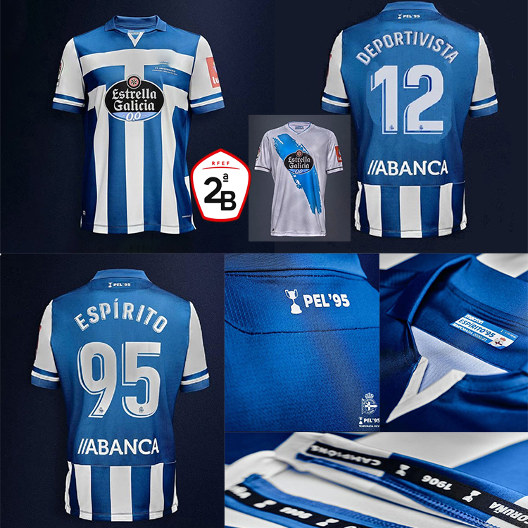 

20 21 Deportivo La Coruna soccer jersey 2020 2021 Coruña Rober Pier Exposito Diego Rolan Cartabia Football shirt SANTOS camisetas de fútbol, White