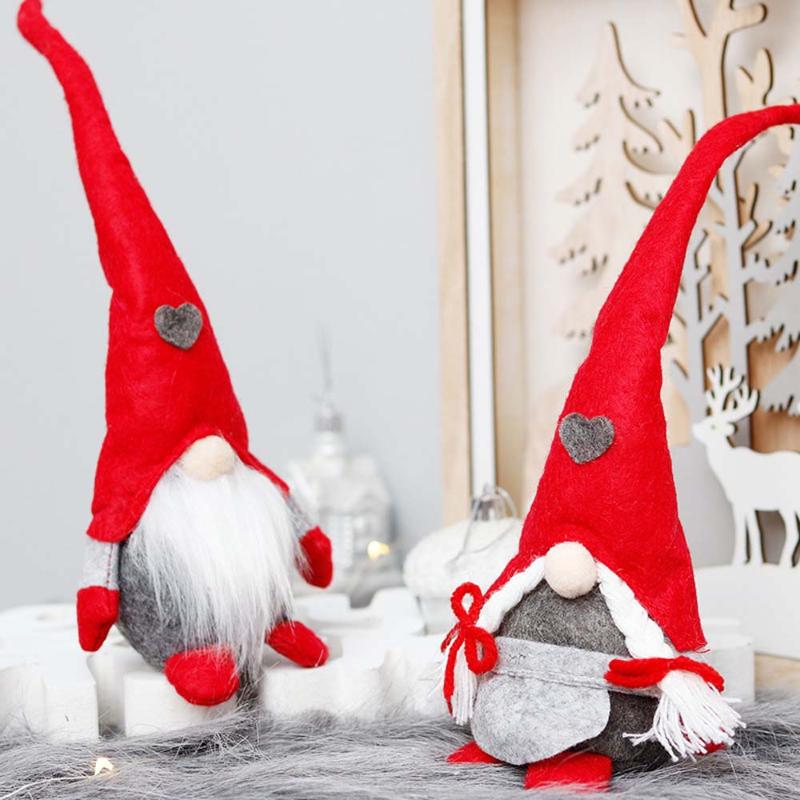 

Christmas Faceless Santa Xmas Tree Ornament Doll Decoration For Home Pendant Gifts Drop Ornaments Party Supplies