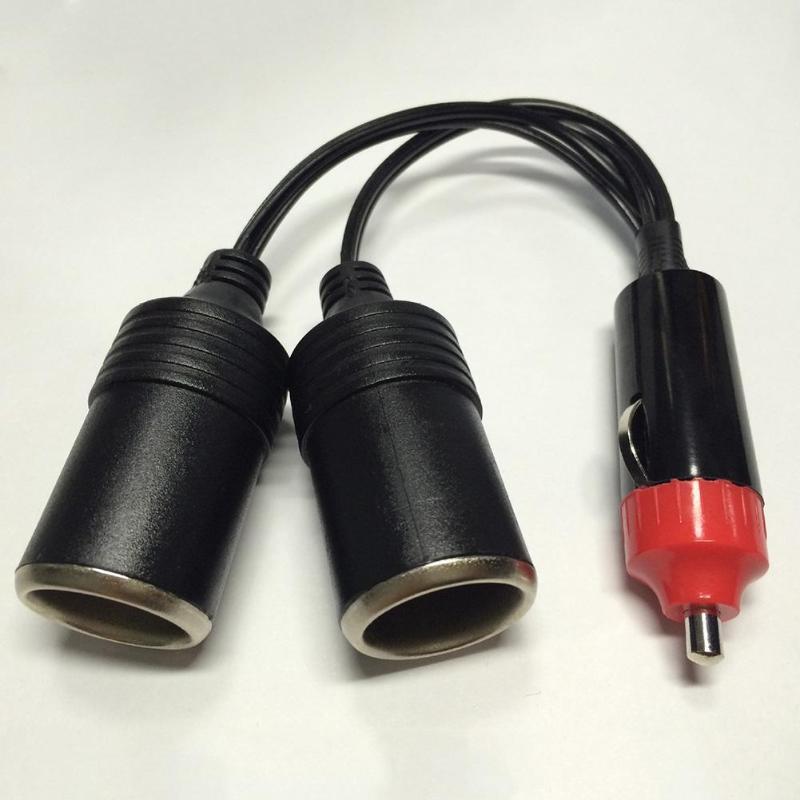 

2020 New 1 to 2 DC 12V Car Cigaret Lighter Power Charger Port Splitter 2 Ways Adapter Hot Sale, As pic