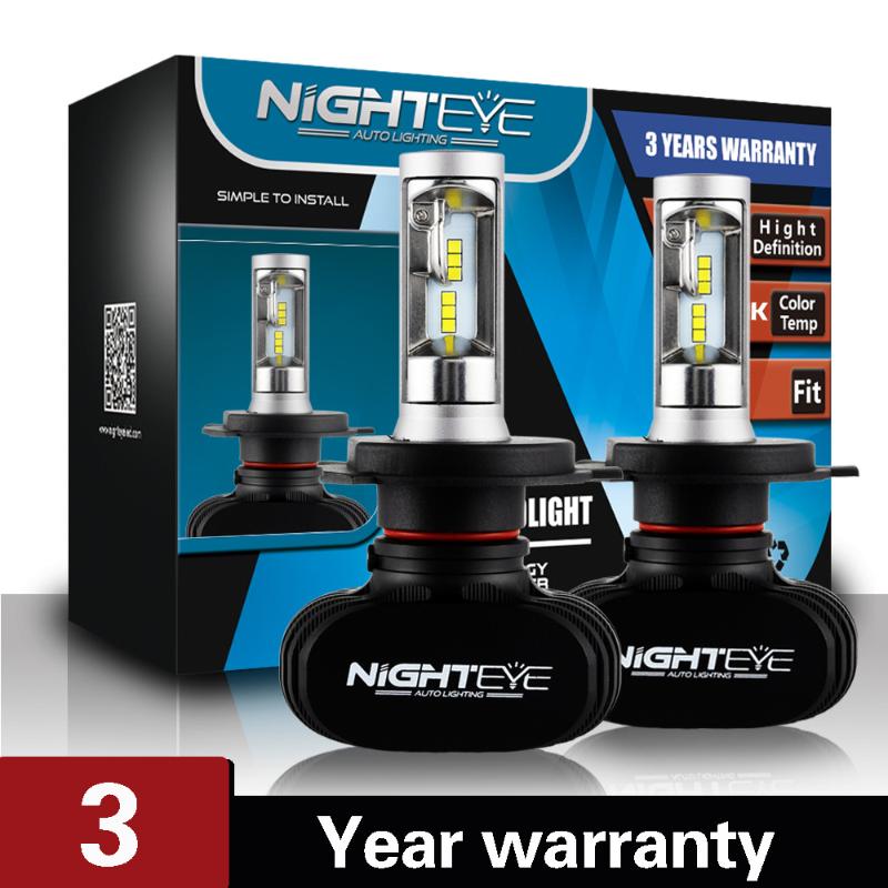 

2pcs mini H4 LED Lamp 12V H7 LED H11 H8 Car Lights 9005 3 Headlights bulbs 8000LM 50W 6500K Automobiles Lamps