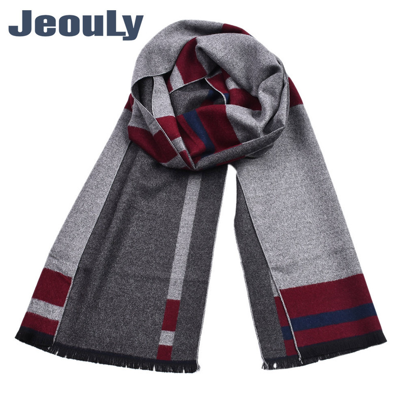 

Check Scarf Korean style double side prying edge fashion versatile warm shawl for men exported to Europe and America