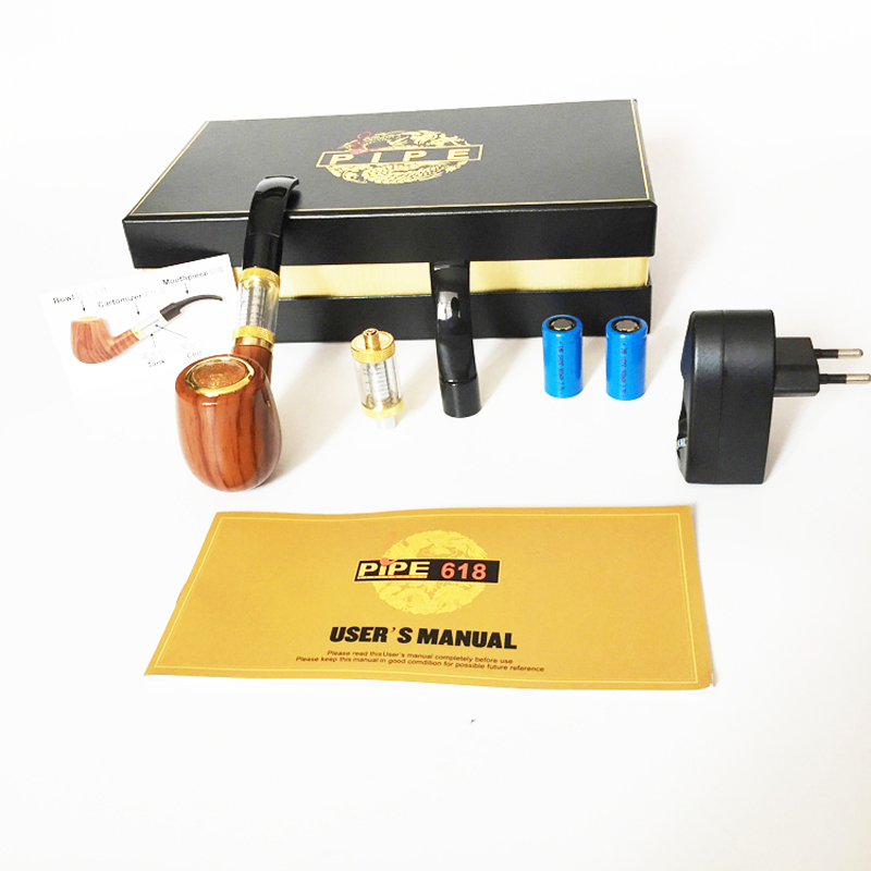 

E-pipe 618 electronic cigarette Set Series old-fashioned smoking pipe style electronic smoking pipe starter kit Gift Box