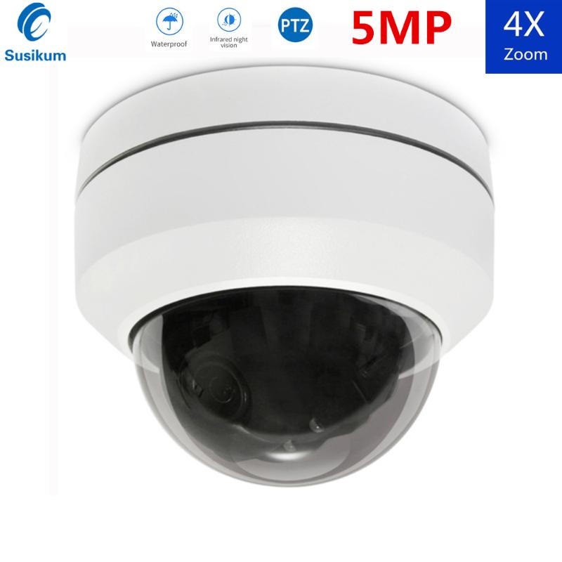 

Outdoor PTZ Camera 5MP AHD 2.8-12mm Motorized Lens 4x Zoom 5Megapixel Security Analog Dome Surveillance Camera Support RS485