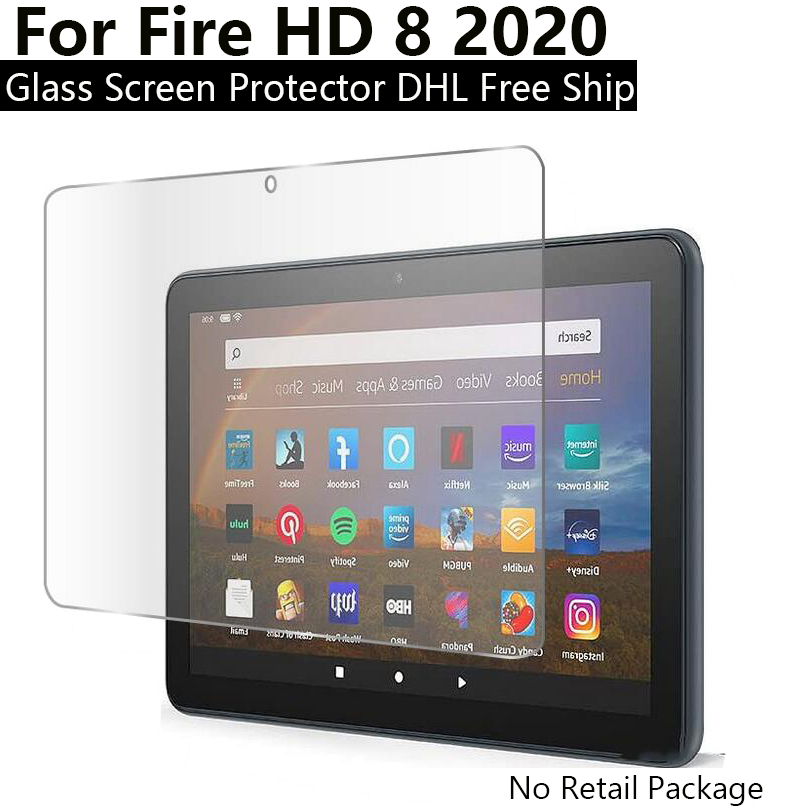 

9H Anti-Fingerprint Tempered Glass for Amazon Kindle Fire HD 8 2020/ Fire HD 8 Plus Glass Screen Protector