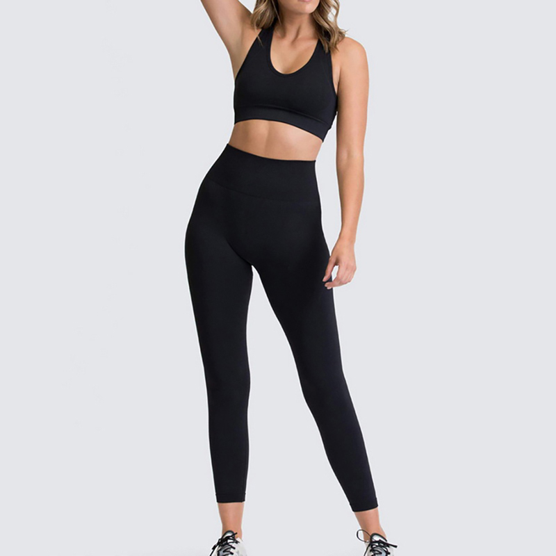 

VERTIVE Sexy Yoga Set Women Sportswear Bra Leggings Fitness Pants Pure Color Gym Athletic Suit Exercise Sports Suit Outfits