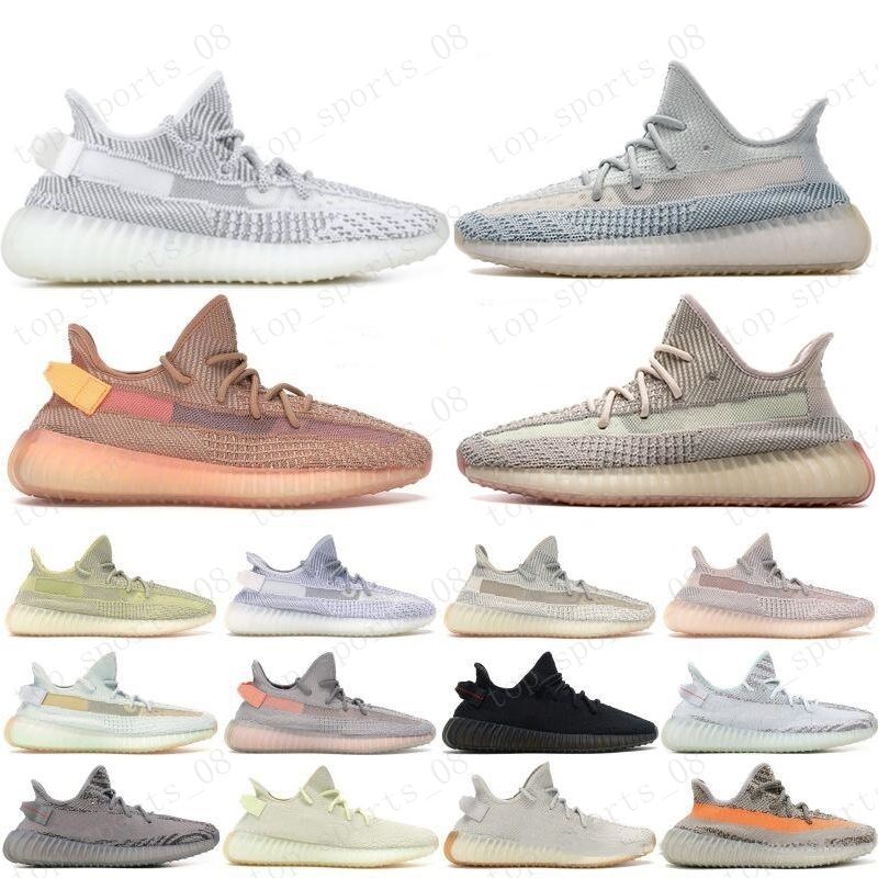 

2021 Black Static Running Shoes Women Mens 3M Reflective Synth Antlia GID Clay Zebra Beluga True Form Sneakers, Box