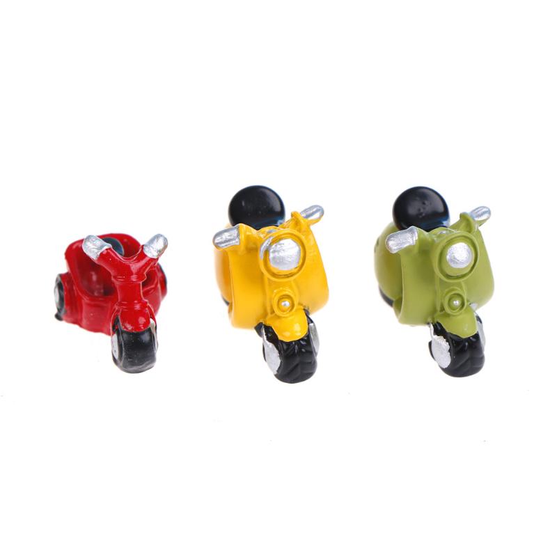 

3.5cm Micro Landscape Miniature Resin Tricycle Garden Decoration Dollhouse Fairy Motorcycle Crafts