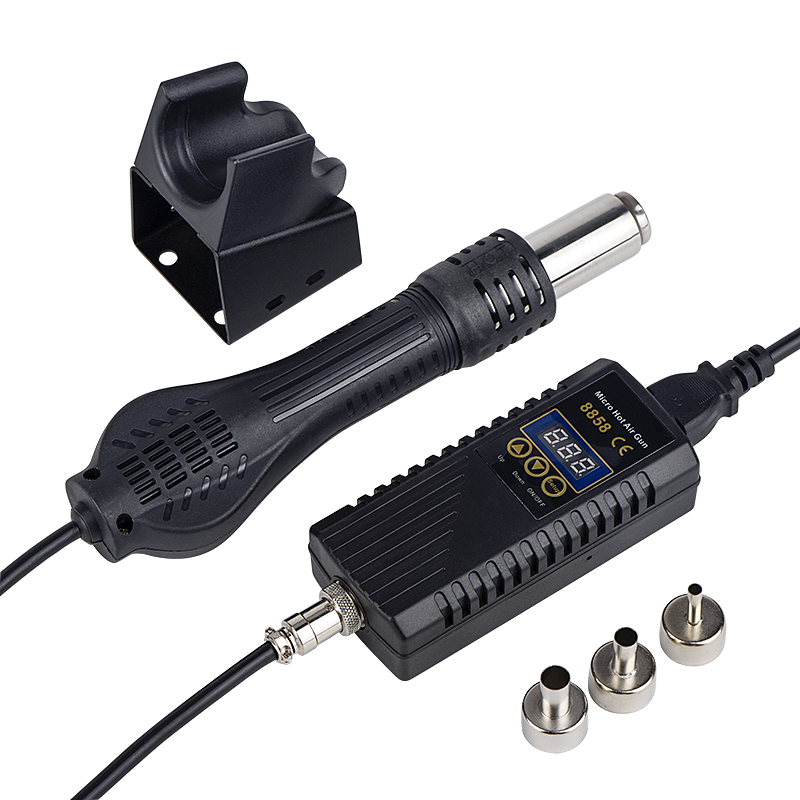 

JCD Soldering Station 8858 Portable Digital Hot Air Gun LED BGA Rework Solder Station Hot Air Blower Heat Gun Desoldering tools