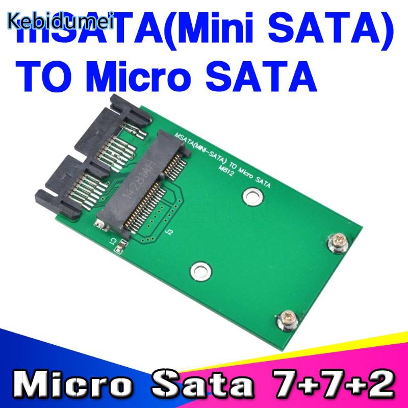 

Kebidumei Msata to MSata PCI-E Express SSD Mini sata to PCI E Sata Adapter 1.8 2.5 Micro HDD Converter