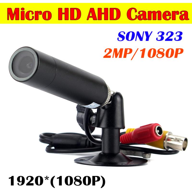 

New Mini AHD Camera HD AHD 1080P 2MP SONY 323 sensor CCTV Waterproof Micro Surveillance Small -proof Metal Cam