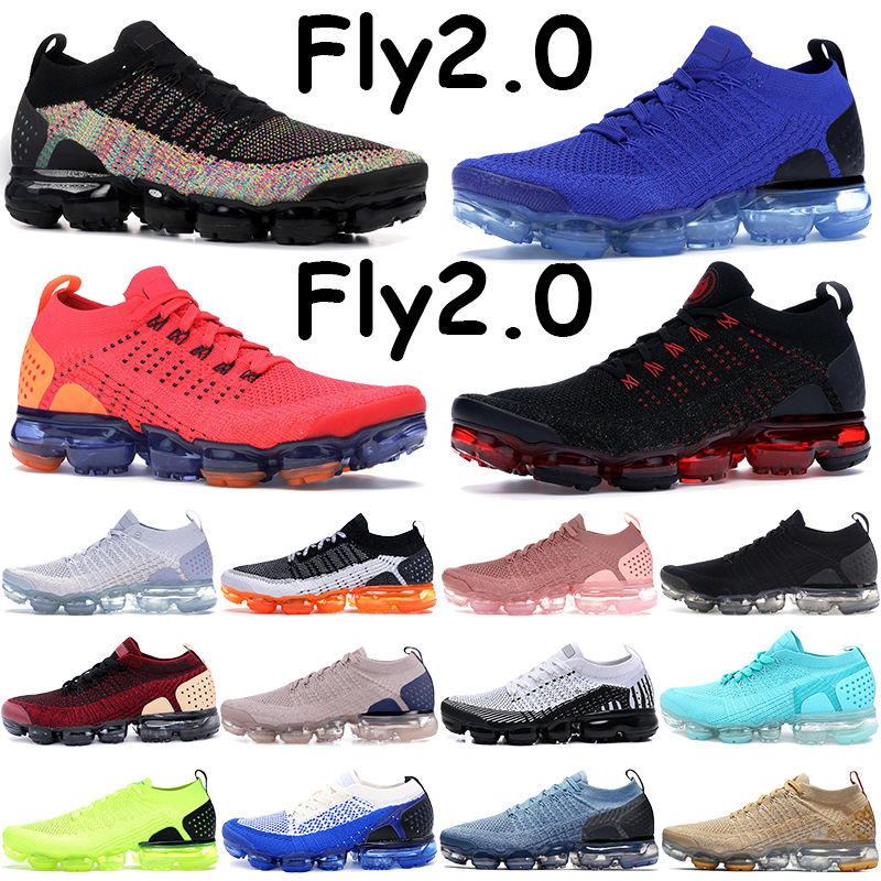 

Fly 2.0 black multi-color running shoes men women sneakers racer work blue mango chinese new year rose gold red orbit trainers, 15. volt black