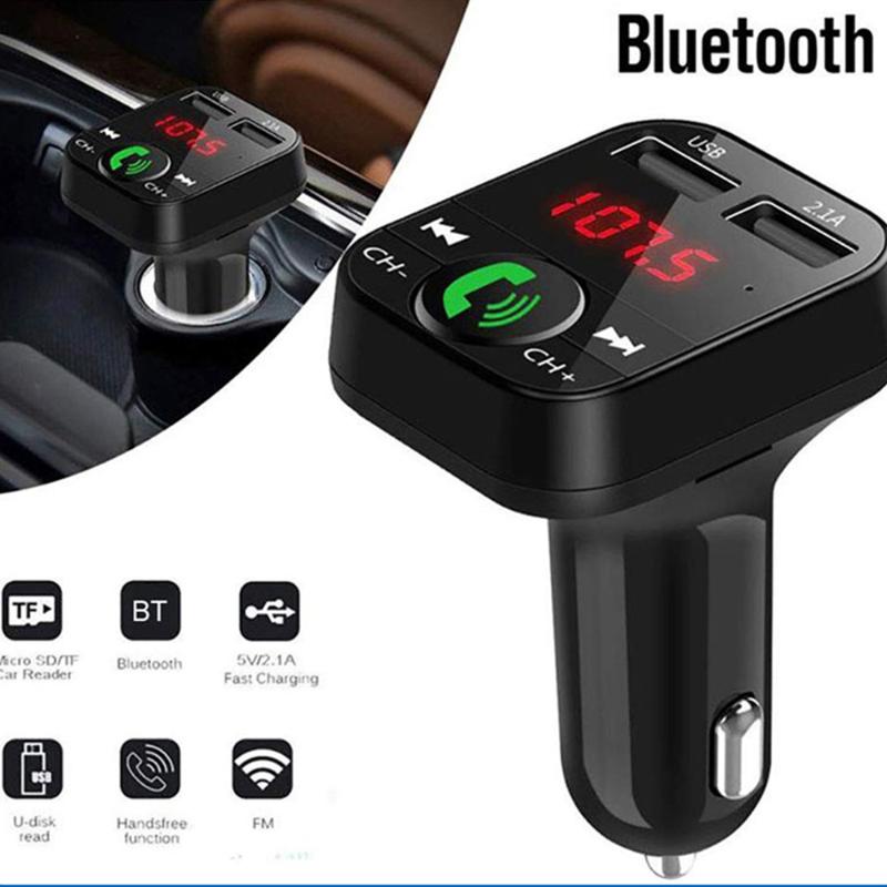 

Car usb and cigarettes lighter charger Bluetooth Kit FM Transmitter Car MP3 Player Charger FM Modulator Automobile Interior