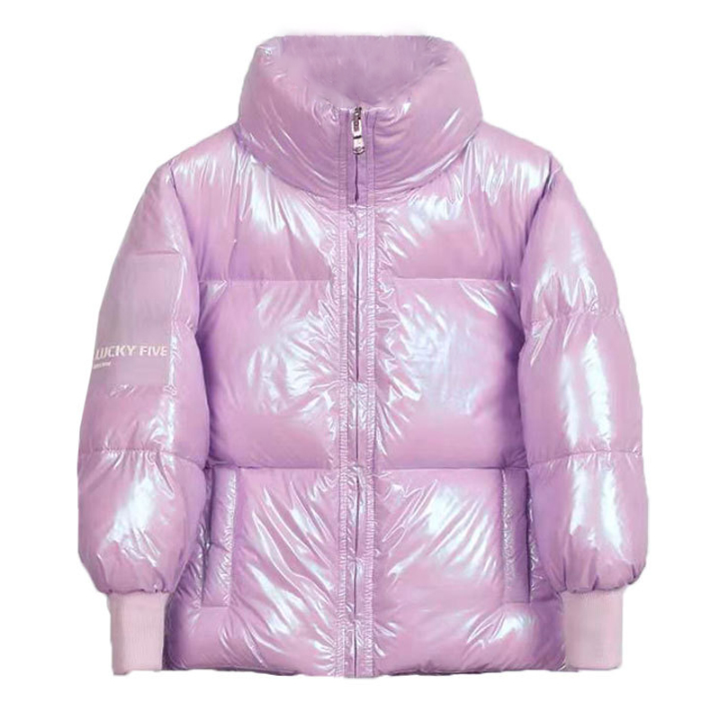 

Fashion winter children's White duck down coats shining baby windproof boys girls down warm jacket for girls children's jacket, Pink