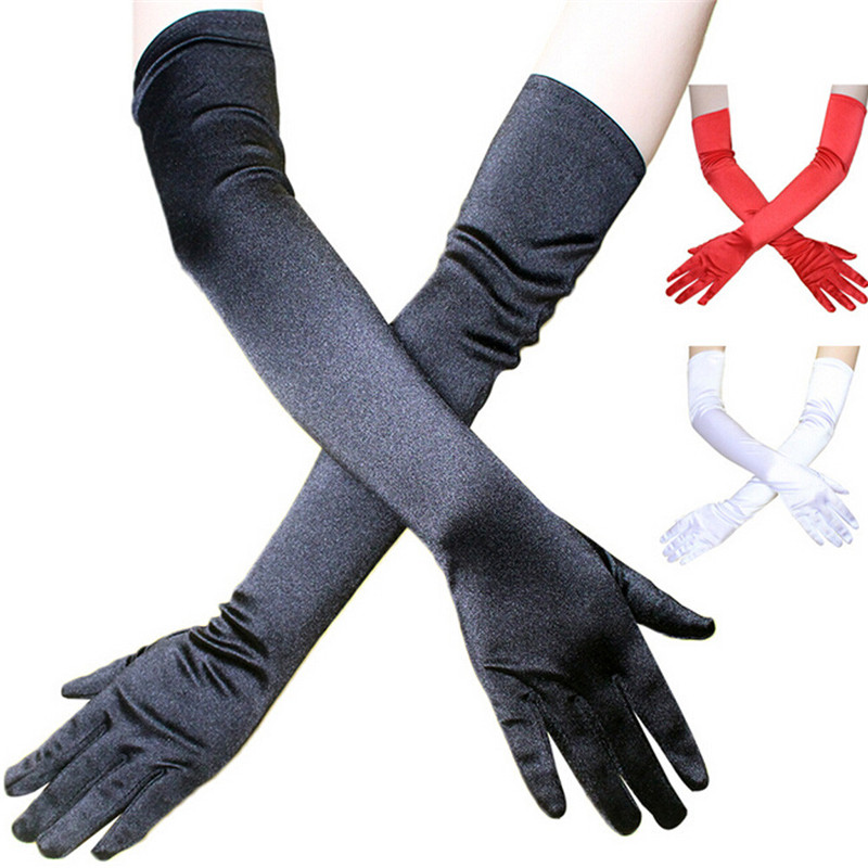 

Sexy Gloves Party Vintage Long Performance Tight Gloves winter hand guantes eldiven handschoenen 40FE19