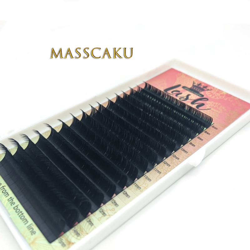 

Mix length 16Rows Faux mink individual eyelash extension cilia lashes extension for professionals soft mink eyelash