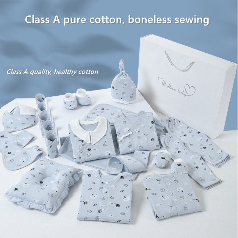 

Newborn Baby Girl Boy Clothing Set 100% Cotton Baby Gift Clothes Suit Infant Boy Clothing Suit Girl Clothes Outfits No Box, White box