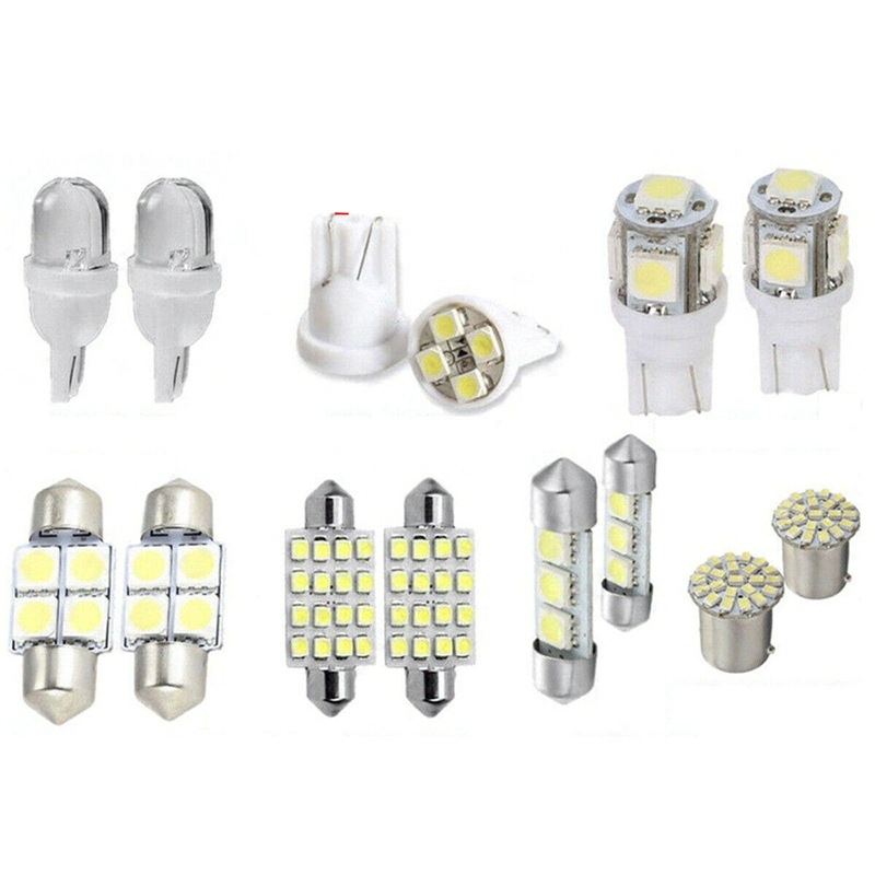 

14Pcs LED Interior Package Kit for T10 36mm Map e License Plate Lights White