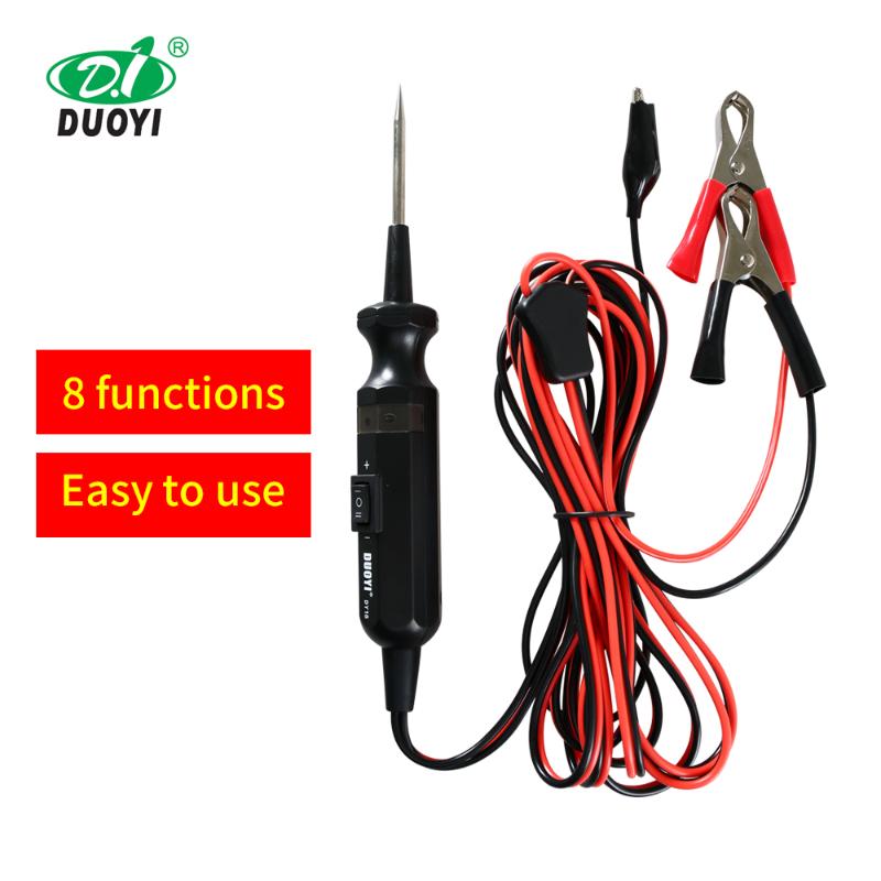 

18 Car Circuit Tester Power Probe Automotive Diagnostic Tool 12V 24V Electrical Current Voltage Integrated Power Scanner