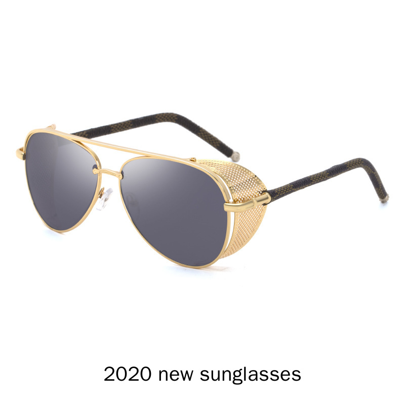 

Classic Gothic punk Sunglasses Women Men Brand Design Vintage Square Metal Frame Sun Glasses Female Male High Quality UV400 NX