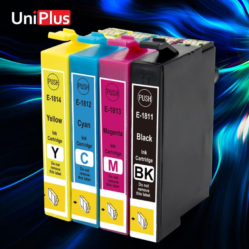 

UniPlus T1811 Compatible T1812 T1813 T1814 New Ink Cartridge for Printer XP-225XP-322 XP-325 XP-422 XP-425 XP-212
